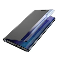 Sleep Case knygos tipo dėklas su išmaniu langeliu Samsung Galaxy A22 4G mėlynas