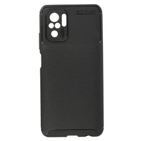 Tel Protect Carbon Elite dėklas telefonui Xiaomi Redmi Note 10/Note 10S/Poco M5S juodas