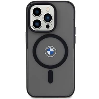 BMW IML Signature magnetinis dėklas telefonui iPhone 15 Pro - juodas