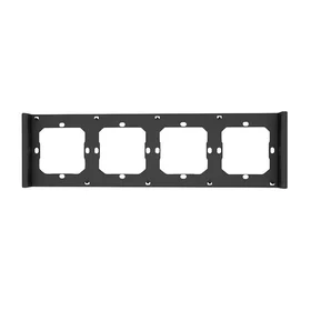 Rėmelis jungikliui M5 80 keturgubas 4 dalių SONOFF M5-4C-80-F (grafitas/juodas)