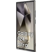 Karl Lagerfeld IML Ikonik magnetinis dėklas telefonui Samsung Galaxy S24 Ultra - juodas