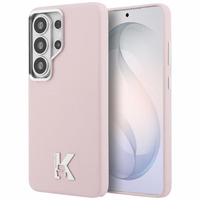 Dėklas Karl Lagerfeld K Metal Logo MagSafe Samsung Galaxy S26 Ultra rožinis