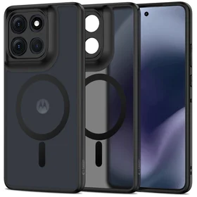 Tech-Protect MagMat MagSafe dėklas telefonui Motorola Moto G86 5G - matinės juodos spalvos