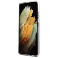 Karl Lagerfeld Choupette Fun Dėklas Samsung Galaxy S21 Ultra - Permatomas