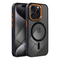 COLOR EDGE MAG COVER dėklas telefonui suderinamas su Magnetiniu IPHONE 14 Pro juoda auksinė