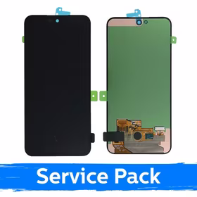 LCD ekranas suderinamas su Samsung A556 A55 5G juodas (Service Pack) (NF versija)