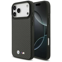 BMW M Kevlar Matt Magnetinis dėklas iPhone 17 Pro Max - juodas