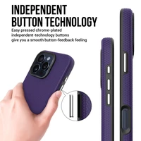 Dėklas Perfectionists Triangle Mag Case Apple iPhone 12/12 Pro violetinis