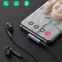 Ugreen AV154 80384 adapteris USB-C (vyriška) kampinis / mini jack 3,5mm (moteriška) - pilkas