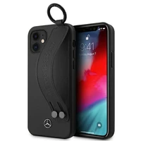 Mercedes Strap Line dėklas telefonui iPhone 12 mini - Juodas