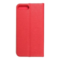 LUNA Book Gold dėklas telefonui iPhone 7 Plus / 8 Plus raudonas