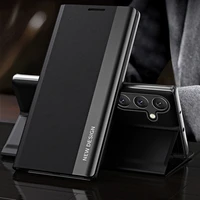 Sleep Pro dėklas telefonui Samsung Galaxy A16 / A16 5G su atverčiamu dangteliu ir stovu - juodas