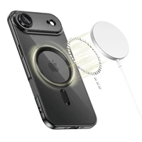 Tech-Protect MagFlex Magnetinis dėklas telefonui iPhone 17 Air - Skaidrus juodas