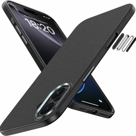 Benks Magnetinis apsauginis Kevlar dėklas su metalo rėmu 600D (A067) skirtas iPhone 17 juodas (Camera Control Button)