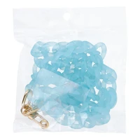 PANAMA LONG telefono dirželis, pakabukas / virvelės ilgis 80 cm (40 cm kilpoje) / ant kaklo – mėlynas