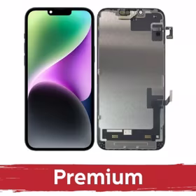 Ekranas skirtas iPhone 14 juodas (Hard OLED / Premium) /*Removable IC*/