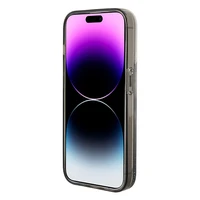 Karl Lagerfeld Liquid Glitter Choupette dėklas telefonui iPhone 15 Pro Max - skaidrus