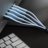 FORCELL F-ENERGY C346 kabelis Type C į Lightning PD 3A 27W Silicone 1 m mėlynas