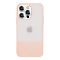 Kingxbar Plain Series dėklas telefonui iPhone 13 Pro Max silikoninis dėklas rožinis