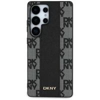 DKNY odinis languoto rašto magnetinis dėklas telefonui Samsung Galaxy S25 Ultra - juodas