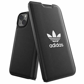 Adidas OR Dėklas telefonui Booklet BASIC iPhone 14 6.1" juodas/baltas 50181