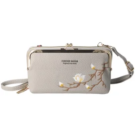 Megztas krepšys telefonui GCW16 pilkas