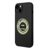 Karl Lagerfeld KLHCP14MSRSGRCK iPhone 14 Plus 6.7 "kietasis dėklas juodas / juodas silikoninis RSG