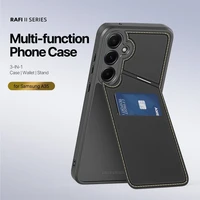 DUX DUCIS dėklas telefonui RAFI II MAG su stovu suderinamas su MagSafe SAMSUNG A35 juodas