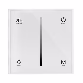 T1-1 sieninis LED valdiklis 12-48VDC, 2 kanalų, 1 spalvos, RF