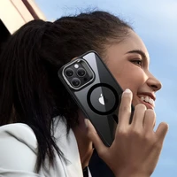 ESR Classic Hybrid Kickstand Halolock MagSafe Dėklų rinkinys + Apsauginis stiklas skirtas iPhone 16 Pro – skaidrus