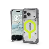 UAG Pathfinder Clear MagSafe Dėklas iPhone 17 Pro - Neon Gray
