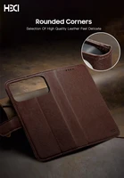 Dėklas HDD Clasp Wallet Case Apple iPhone 12/12 Pro raudonas