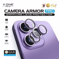 "X-ONE Sapphire Camera Armor" - skirtas "Samsung Galaxy S26" - sidabrinis
