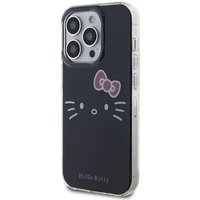 Hello Kitty IML katės veido dėklas telefonui iPhone 14 Pro - juodas