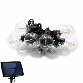 Forever Light LED Solar Garland SUNARI FLS-120 5,5m + 10 bulbs clear G40 IP44