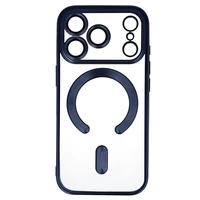 Metalinis Magsafe dėklas iPhone 17 Pro mėlynas