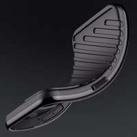 Thunder Case dėklas Xiaomi Redmi Note 12 Pro+ silikoninis šarvuotas dėklas juodas