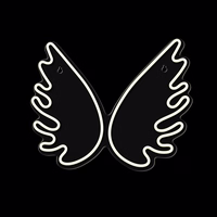 Neon PLEXI LED WINGS baltas FPNE09X Forever Light