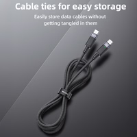 Yesido Kabelis CA160 pintas - Type C į Type C - PD 60W 1,2 metro juodas