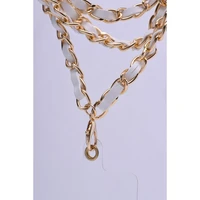 STRAP telefono dirželis, telefono pakabukas / virvelės ilgis 116 cm (58 cm kilpoje) / ant kaklo – baltas