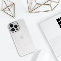 Apsauginis objektyvo dėklas (m) Iphone 15 Plus - baltas skaidrus