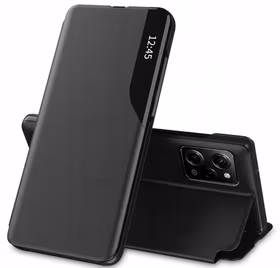 Tech-Protect Smart View dėklas Xiaomi Redmi 12 - juodas