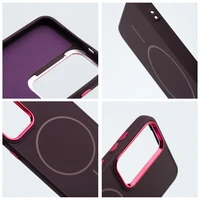 FRAME MAG COVER Dėklas telefonui suderinamas su Magnetiniu Samsung S25 PLUS violetinė
