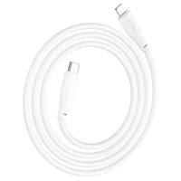 USB kabelis Hoco X93 60W USB-C to USB-C 1.0m baltas