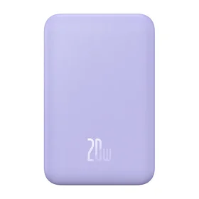 Magnetinė išorinė baterija Baseus Mini 5000mAh 20W (violetinė)