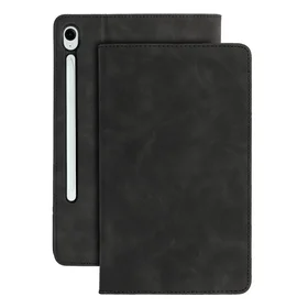 Smart Book MAGNET Dėklas planšetiniam kompiuteriui SAMSUNG GALAXY TAB S9 FE PLUS/S9 FE PLUS 5G juodas