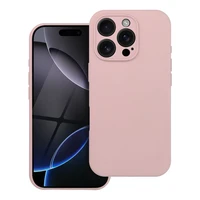 Silikoninis dėklas 2mm IPHONE 15 Pro Max suderinamas su Magnetine smėlio rožinė