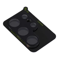 5D pilno klijavimo kameros grūdintas stiklas – Samsung Galaxy S25 Ultra juodas