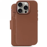 Decoded odinis nuimamas piniginės dėklas su MagSafe ir pinigine iPhone 16 Pro - rudas