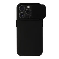 Camshield Minkštas dėklas telefonui iPhone 15 Pro juodas